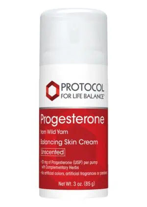 Protocol For Life Progesterone Liposomal Skin Cream Unscented -- hormone balance, women's health