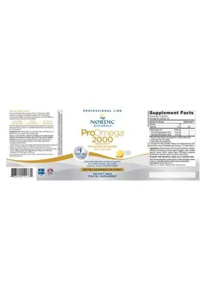 Nordic Naturals Pro ProOmega 2000 - omega-3 supplement, heart health