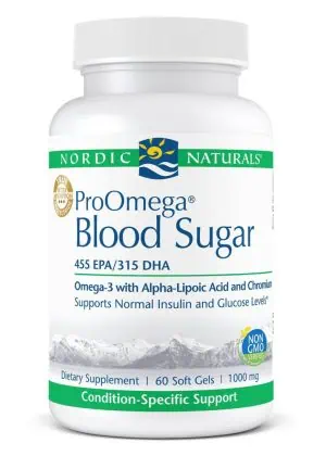 Nordic Naturals Pro ProOmega Blood Sugar - omega-3 fatty acids, blood sugar balance