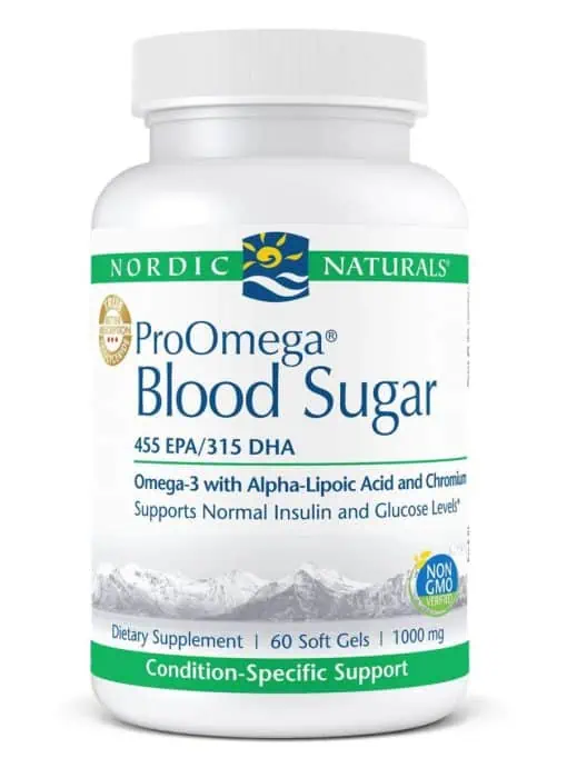 Nordic Naturals Pro ProOmega Blood Sugar - omega-3 fatty acids, blood sugar balance