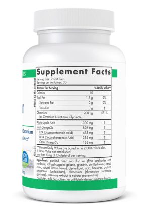 Nordic Naturals Pro ProOmega Blood Sugar - omega-3 fatty acids, blood sugar balance
