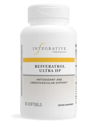 Integrative Therapeutics Resveratrol Ultra High Potency - antioxidant supplement, cardiovascular support