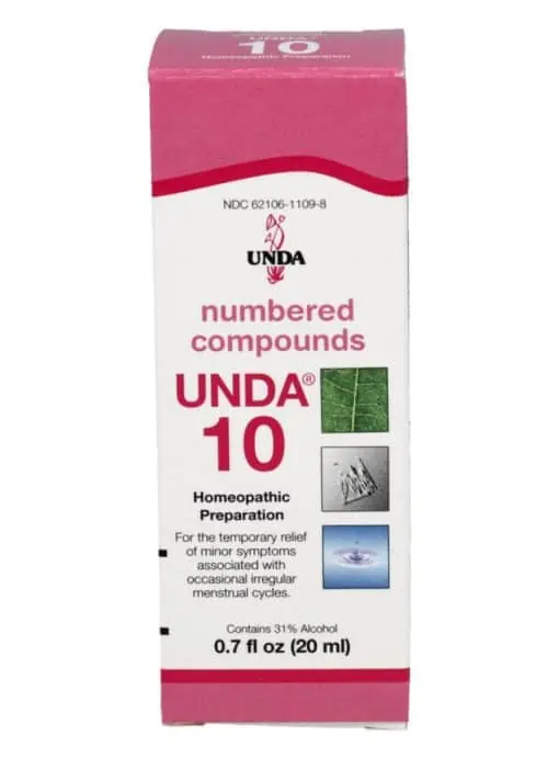 Unda Unda 10 -- hormonal balance support, menstrual irregularities