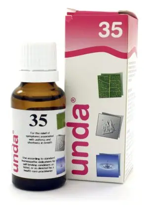 Unda Unda 35 - respiratory support, homeopathic remedy
