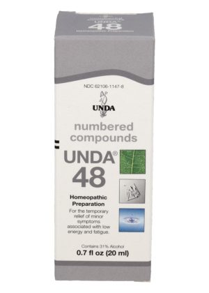 Unda Unda 48 - cellular degeneration remedy, detox support