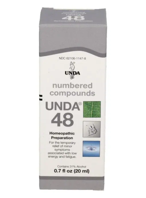 Unda Unda 48 - cellular degeneration remedy, detox support