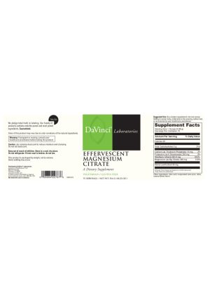 DaVinci Labs Effervescent Magnesium Citrate -- magnesium supplement, nerve support