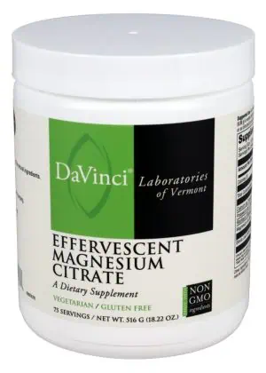 DaVinci Labs Effervescent Magnesium Citrate - magnesium supplement, nerve support