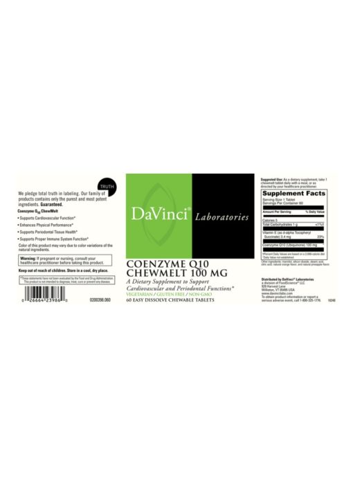 COENZYME Q10 CHEWMELT 100 MG - Image 2