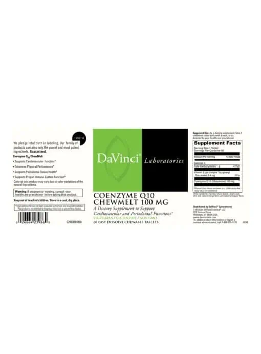 COENZYME Q10 CHEWMELT 100 MG - Image 2