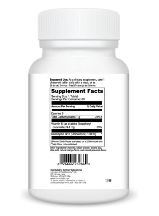COENZYME Q10 CHEWMELT 100 MG - Image 3