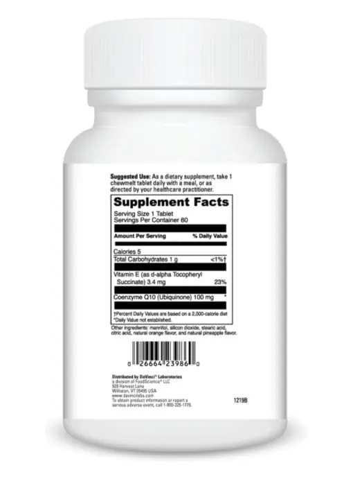 COENZYME Q10 CHEWMELT 100 MG - Image 3