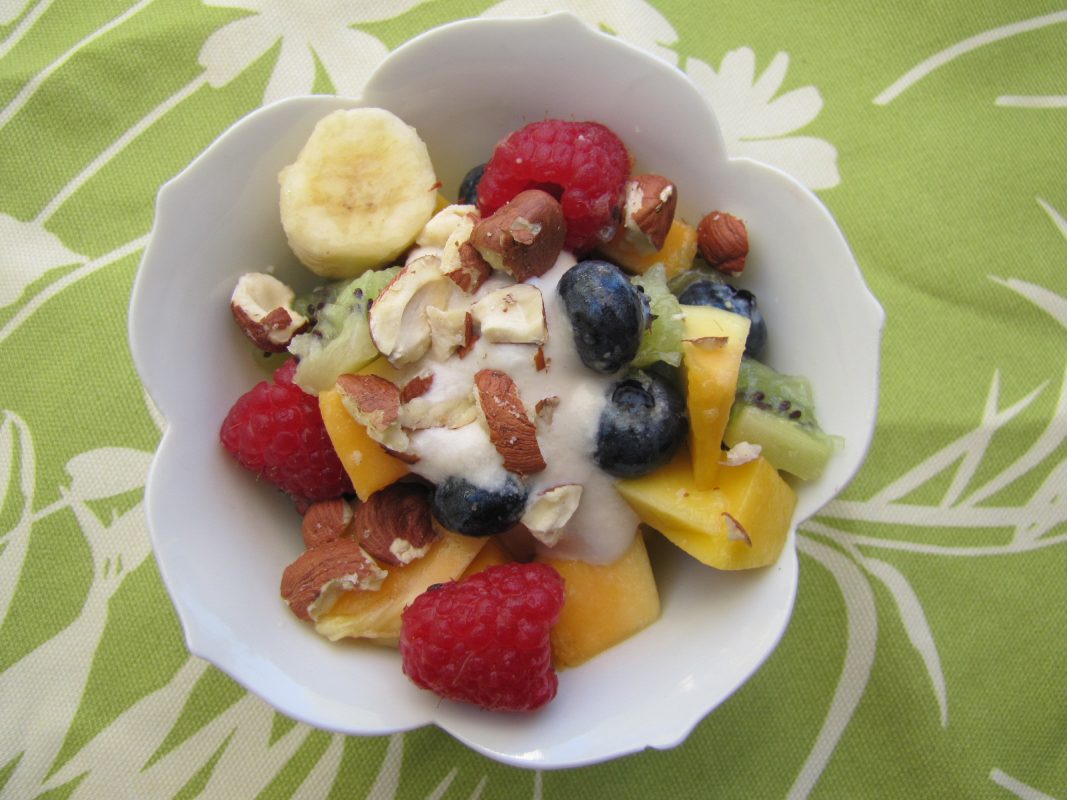 Eat The Colors of the Rainbow…Vegan Fruit and Creme
