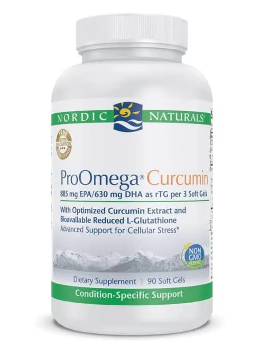 Nordic Naturals Pro ProOmega(R)Curcumin -- omega-3 fish oil, cellular recovery