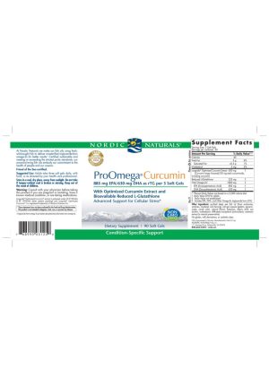 Nordic Naturals Pro ProOmega(R)Curcumin -- omega-3 fish oil, cellular recovery