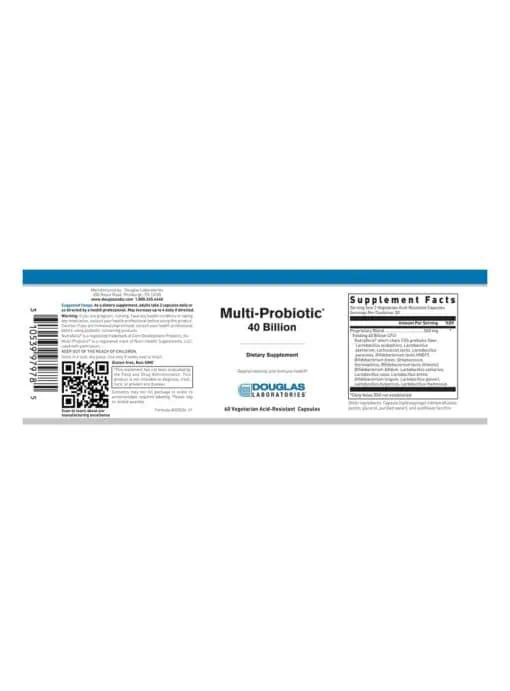 Douglas Laboratories Multi-Probiotic (R) 40 Billion - probiotic supplement, gut health