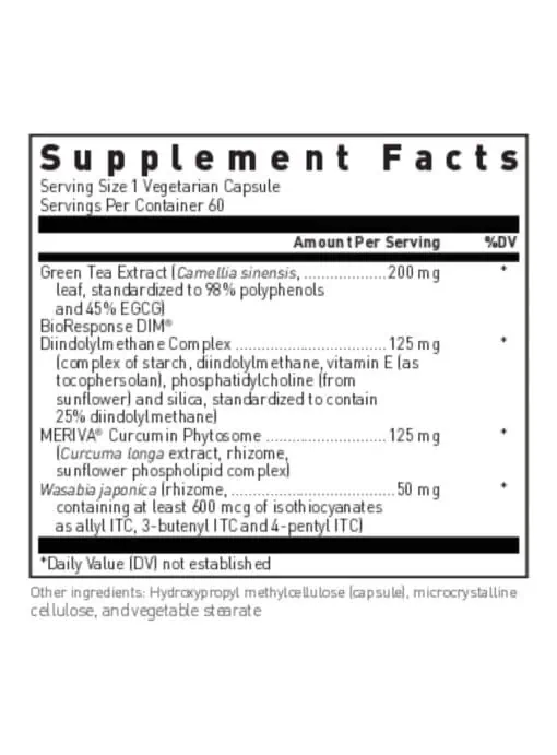 DIM Enhanced with Curcumin, Green Tea and Wasabia - Image 3