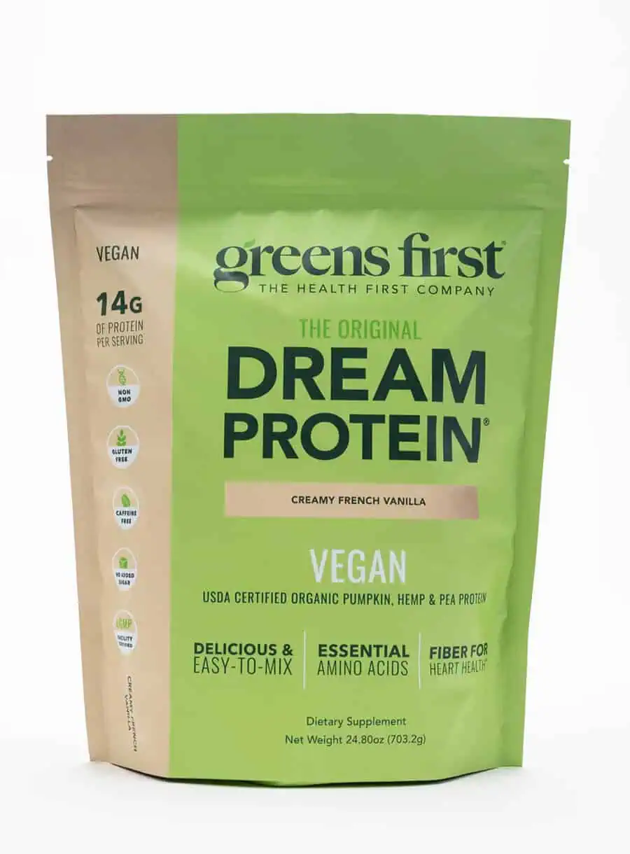 dream protein vegan vanilla by greens first