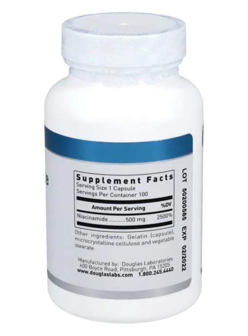 Douglas Laboratories NIACINAMIDE 500 MG -- niacinamide supplement, vitamin B3