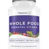 VitaminIQ Whole Food Prenatal Vitamins, Natural Supplement Support for Maternal & Fetal Health, Healthy Baby, Healthy Mom, Non-GMO, Vegetarian, Gluten