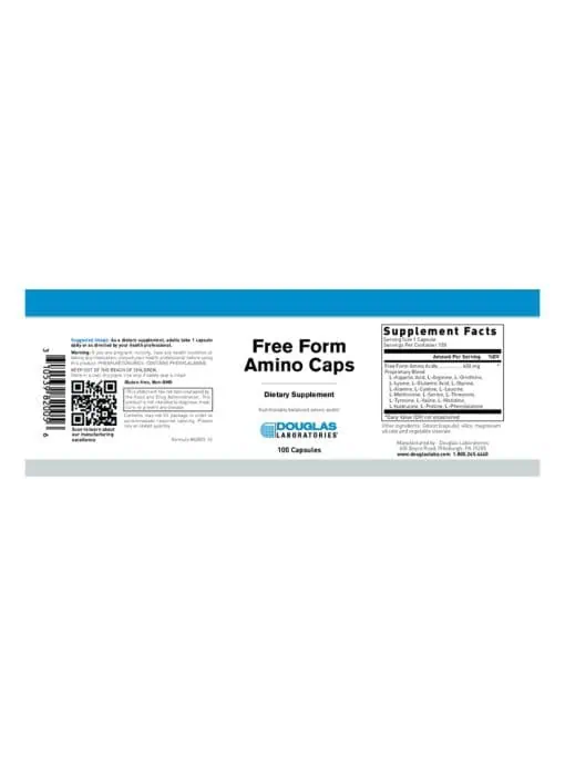 Douglas Laboratories FREE FORM AMINO CAPS -- amino acid supplement, sports nutrition