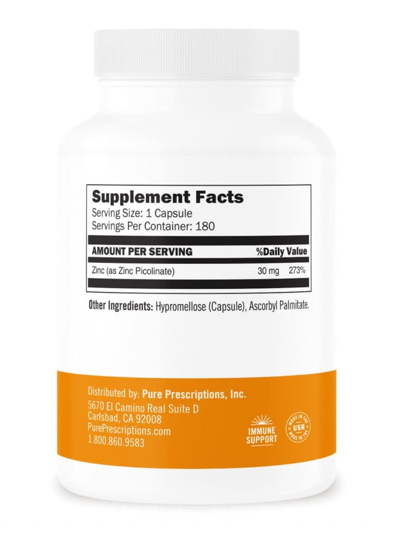 Zinc Picolinate Pure Prescriptions