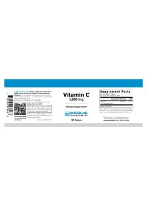 Douglas Laboratories Vitamin C 1,000mg - vitamin c supplement, immune support
