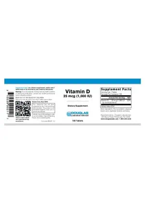 Douglas Laboratories VITAMIN D 1,000 I.U. - vitamin d supplement, dietary supplement