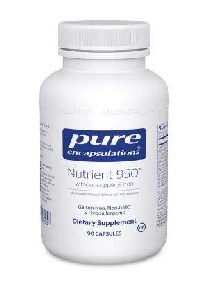 Nutrient 950 90 capsules no copper and no iron