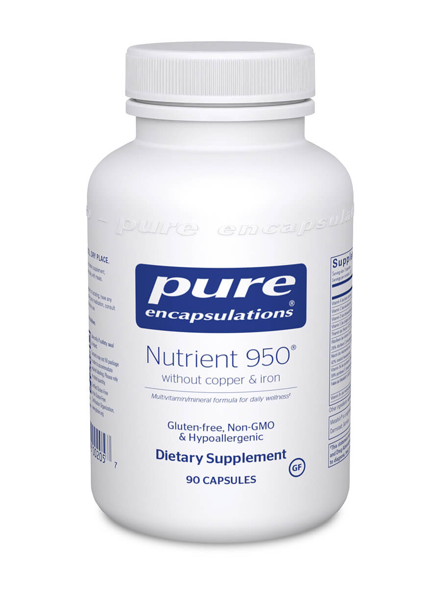 Nutrient 950 90 capsules no copper and no iron