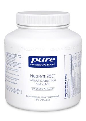 Nutrient 950® 180 Capsules w/out Copper, Iron and Iodine