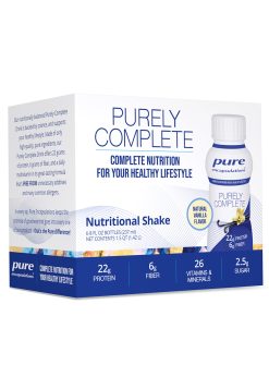 On-the-go Vanilla Protein Shake fiber, and daily multivitamin Convenient & Balanced Pure Encapsulations