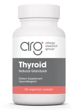 Allergy Research Group Thyroid 100 Vegicaps -- thyroid support, hormone balance
