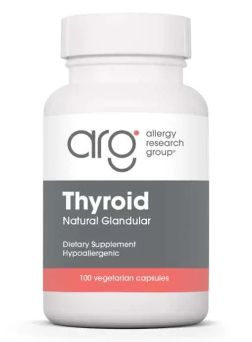Allergy Research Group Thyroid 100 Vegicaps -- thyroid support, hormone balance