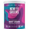 Berry Greens Canister - SuperFood Green Drink with mushroom blend formula.