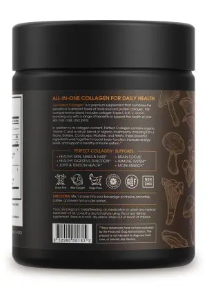 Perfect Collagen Cocoa product details.