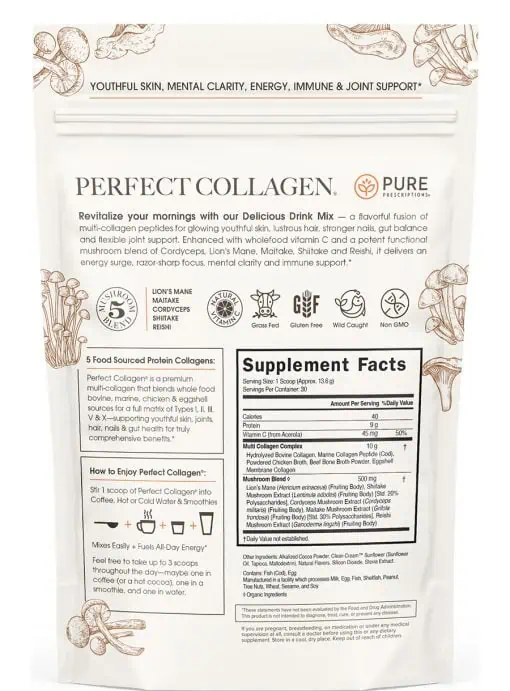 Perfect Collagen + Mushroom Blend - Image 2