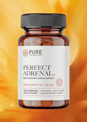 Perfect Adrenal against a flower.