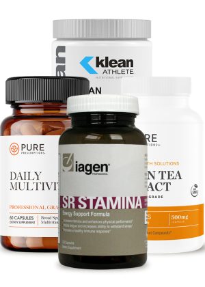 Picture of SR-Stamina, Green Tea Extract, Klean Athlete and Daily Multivitamin