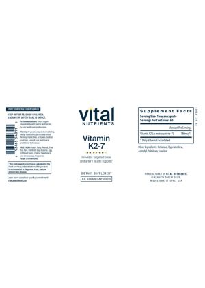 Vital Nutrients K2-7 -- vitamin k2 supplement, bone health