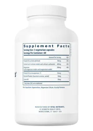 Alternative view of Osteo-Nutrients (with Vitamin K2-7)