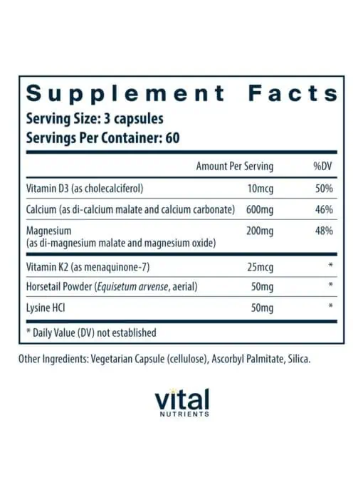 Osteo-Nutrients (with Vitamin K2-7) - Image 3