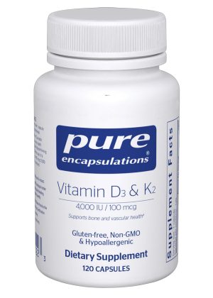 Vitamin D3 & K2 by Pure Encapsulations