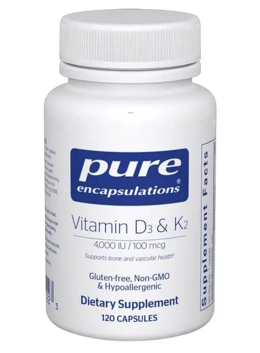 Vitamin D3 & K2 by Pure Encapsulations