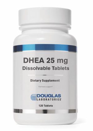 DHEA 25 mg Dissolvable Tablets 60 Tablets by Douglas Laboratories