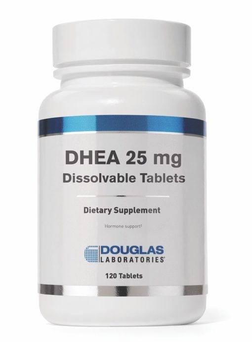 DHEA 25 mg Dissolvable Tablets 60 Tablets by Douglas Laboratories