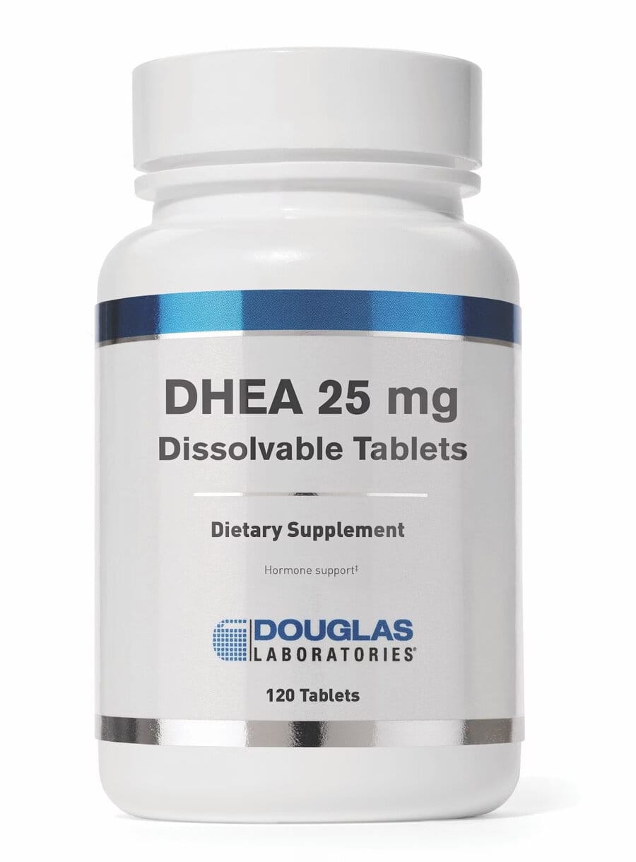 DHEA 25 mg Dissolvable Tablets 60 Tablets by Douglas Laboratories