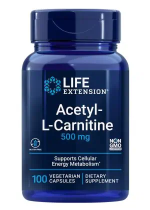 Acetyl-L-Carnitine Brain, mood & nerve health, cellular energy