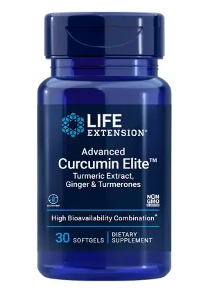 Advanced Curcumin Elite™ Turmeric Extract, Ginger & Turmerones Inflammation health support, heart & immune support