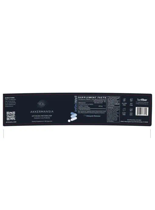 Akkermansia muciniphila – Gut Health & Metabolic Longevity Support by InfiniWell
